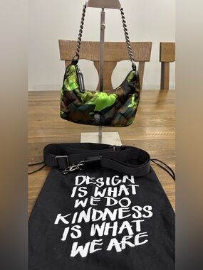 Kurt Geiger London Recycled Multi Crossbody Bag in Camouflage Bird Print